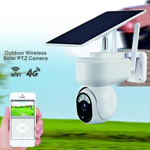 1080P 4G PTZ Security Solar Panel Battery Camera Outdoor Solar Powered PTZ Camera