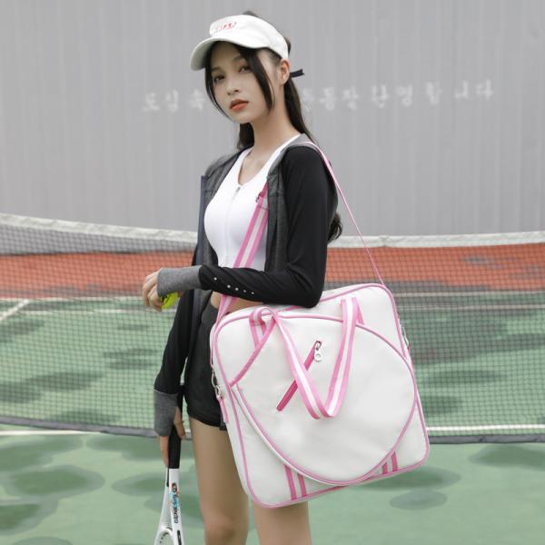 TENNIS BAG HAND BILL SHOULDER CROSSBODY BADMINTON BAG MEN'S AND WOMEN'S STRIPED MULTI-FUNCTION RACKET BAG