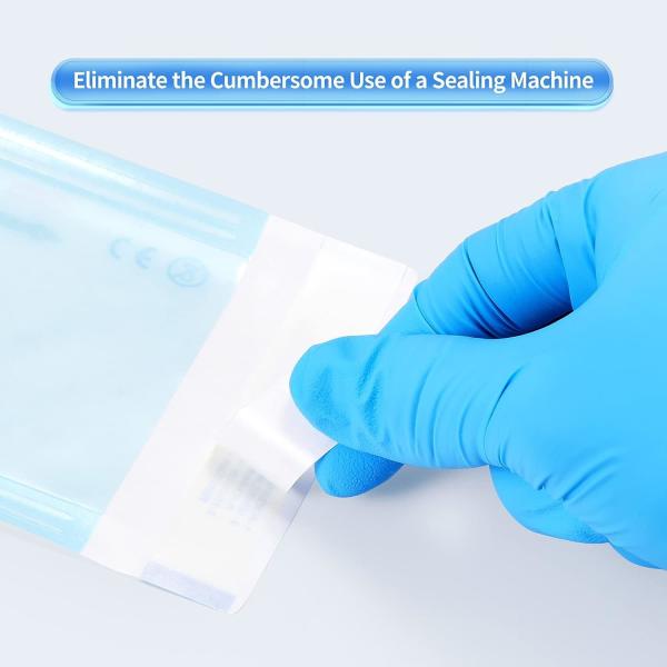 Medical Disinfection Packing Bag, Self Seal Pouch, Sterilization Pouches Sterilizer Bags Self Seal Sterilization