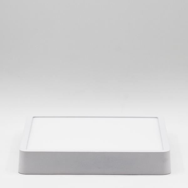 Square Surface Mounted White Ceiling Lights 6500K With Low Power Consumption