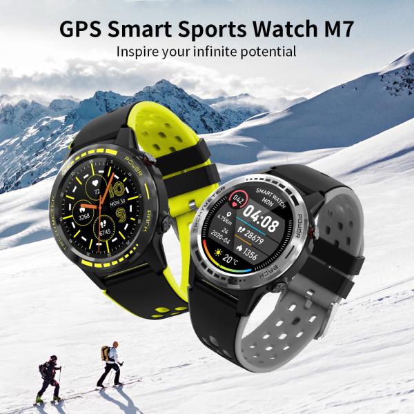 IP65 водоустойчивый GPS построенное в емкости батареи Smartwatch 360mAh здоровья отслеживая