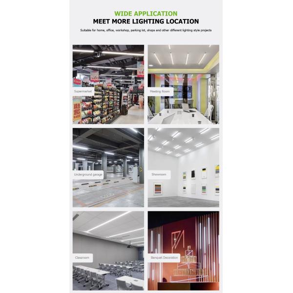 36W T8 Tube 110lm/w 3 Years Warranty LED Linear Lights IP20 1200mm For Office Supermarket