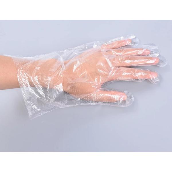 HDPE Material Food Safe Disposable Gloves Oil Proof High Tensile Strength