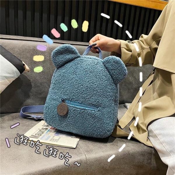 OEM/ODM Acceptable Fashion Bag School Backpack Bags Waterproof Plush Backpack for Kids