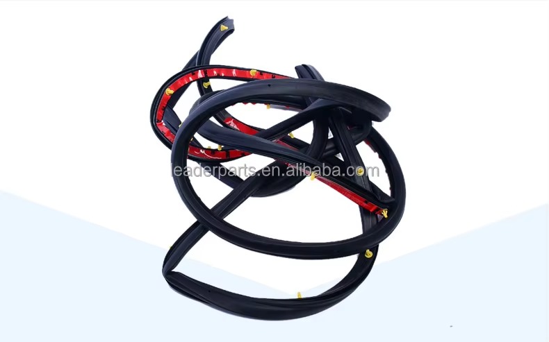 DustProof Safe Stable Clip Channel System Rubber Abrasion Resistant Coating Front Door Seal Strip for Auto Truck Door
