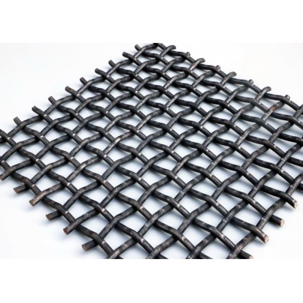 Raw Edge High Carbon Steel Mesh with Customizable Wire Diameter and Electrolytic Polishing for Structural Applications