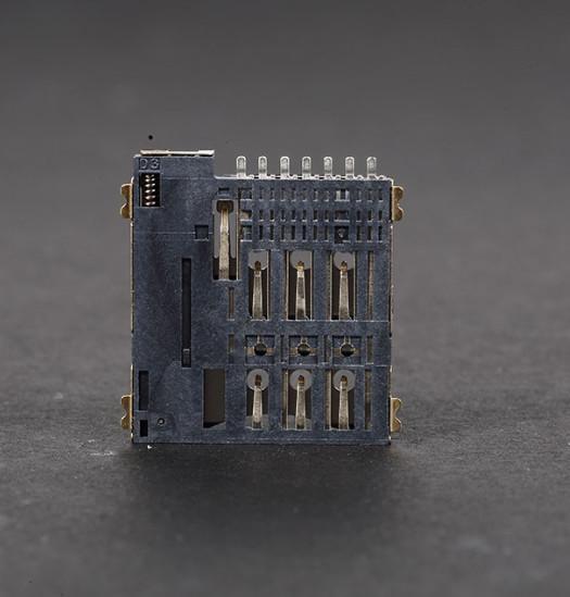 China good columnless PIN Micro 1.4mm 6+1P SIM socket connector