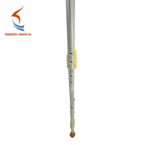 New type good design silver adjustable aluminium crutch for sale