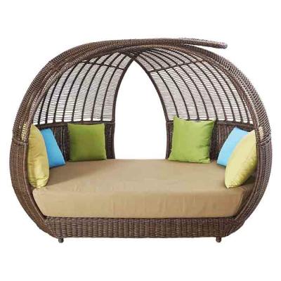 Waterproof Aluminum Wicker Patio Daybed
