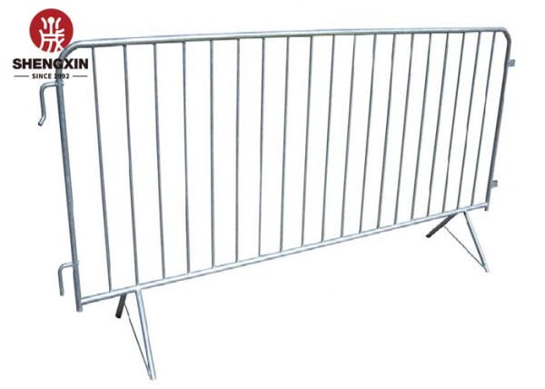 Safety 2.0m Queue Control Barriers Customized PVC Coated Iron