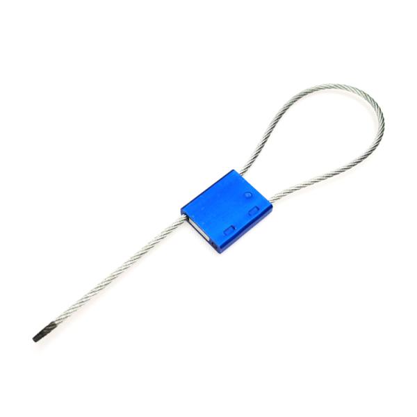 US-CC251 Aluminium Cable Security Seals Pull Tight Locking Mechanism For Containers