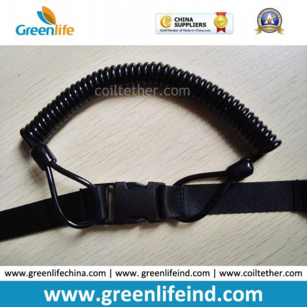 High Quality Spiral Spring Lanyard Safety Scuba Diving Dive Accessories