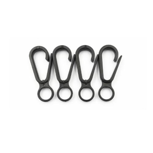 Plastic POM 1G Mini Snap Hook Black POM Quick Link Lanyard Accessories