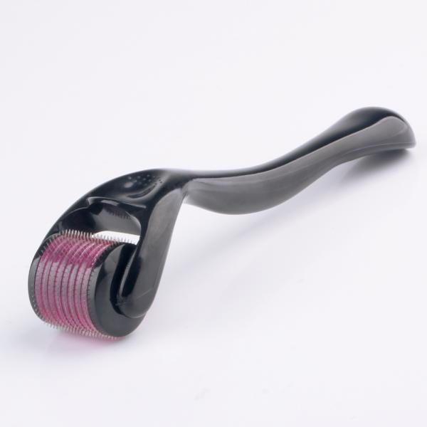 540 Pins ZGTS Micro Pin Derma Roller with Stainless Steel Rolling Pin in Black Handle