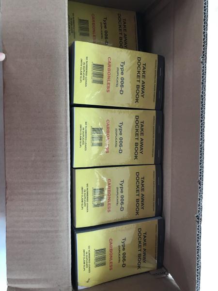 Hot selling Factory directly supply single part bond paper restaurant docket book  for AU market