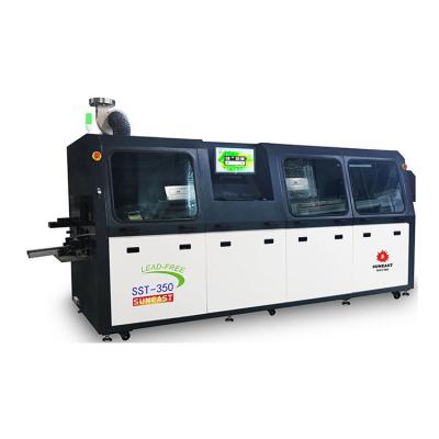 Selective Tin Wave Soldering Machine SUNEAST SST-350 Dual Board Manufacturing Process