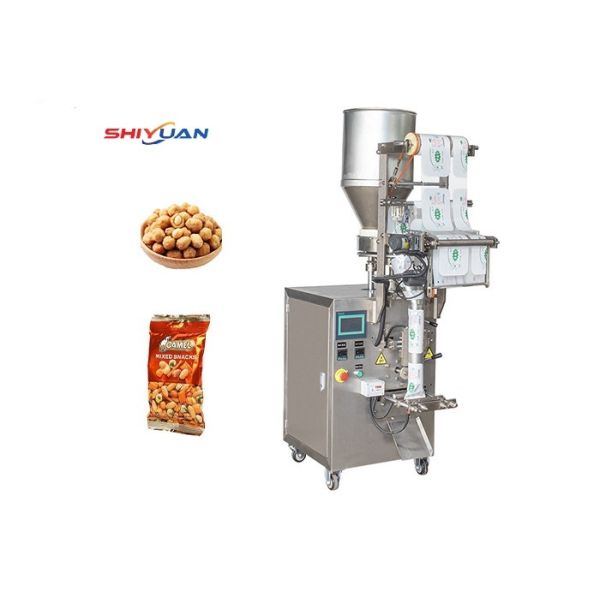 Multi Function Potato Chips Packing Machine , 2KW Vertical Sachet Packing Machine