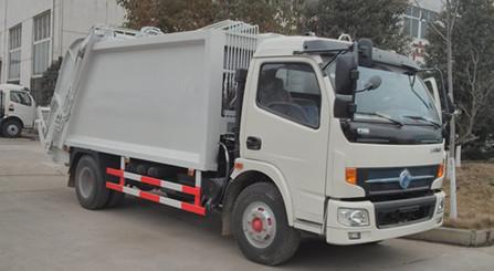 8 Cbm Garbage Compactor Truck Single Cab Rubbish Compactor Truck With Cummins Engine