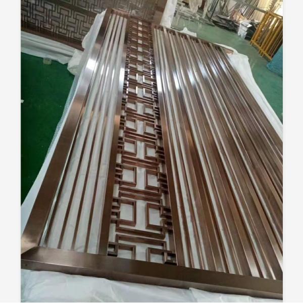 Divisor moderno da sala de visitas da separação da tela do metal da decoração da casa