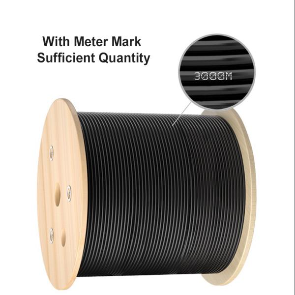 Aerial Self-Supported ASU Mini ADSS 12 Core Fiber Optic Cable Span 80m 100m Manufacturer