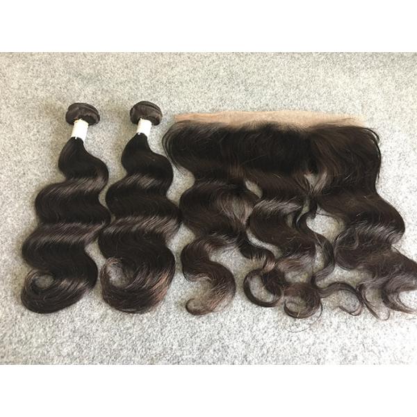 A onda fraca peruana do cabelo humano do Virgin saudável da moça não empacota nenhum cheiro mau