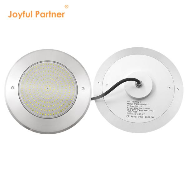 RGB Swimming Pool Light IP68 DC12V 18W 25W 35W LED DIA230MM SMD2835 324pcs