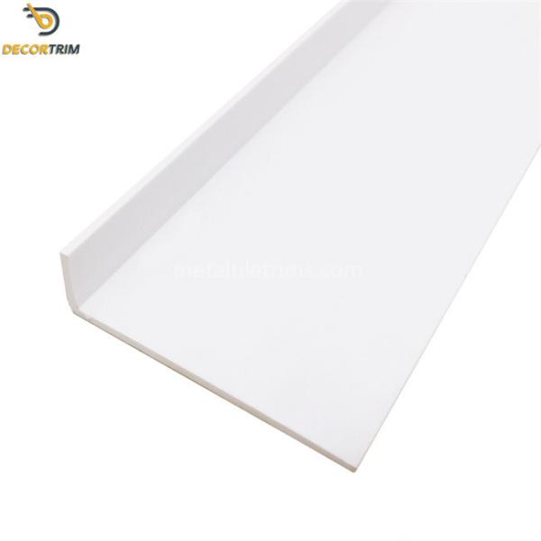 90 Degree Corner Wall Protector Strip , PVC Wall Tile Trim Edging 2.5m Length