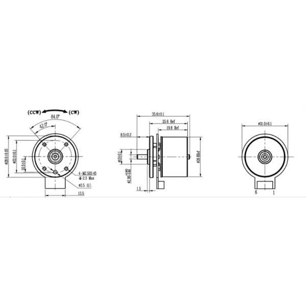 Мотор для умного дома 12000 оборотов в секунду DC24V 1.6A без щетки