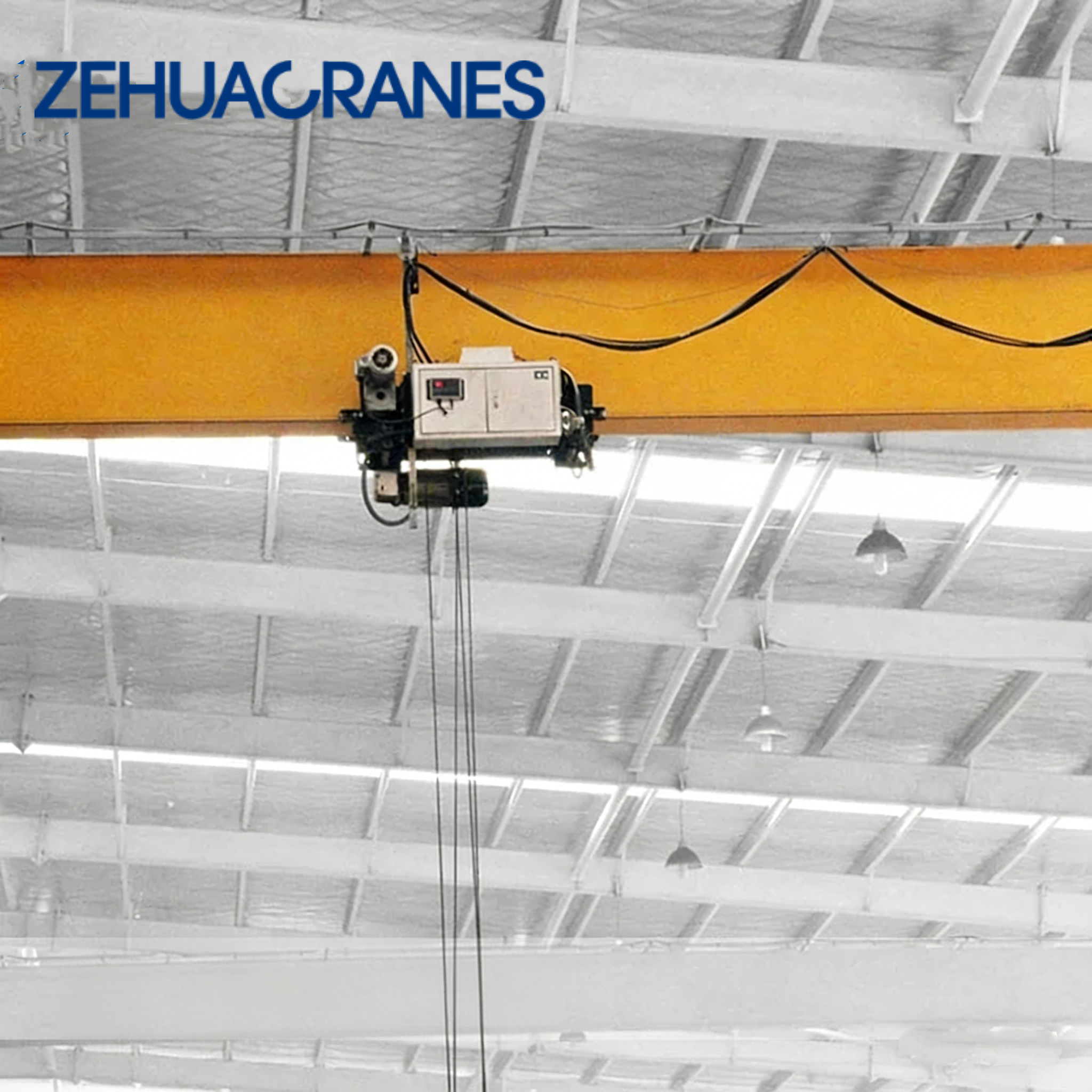 Industrial European Low Headroom Single Girder Overhead Crane 1-20T Custom for Workshop Warehouse