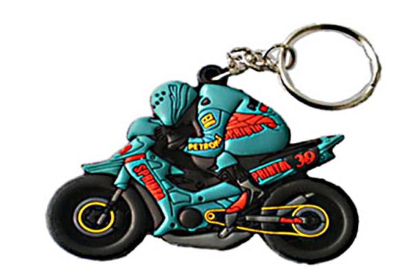 Motor Shape 3D Effect Custom Promotional Event PVC Rubber Keychain