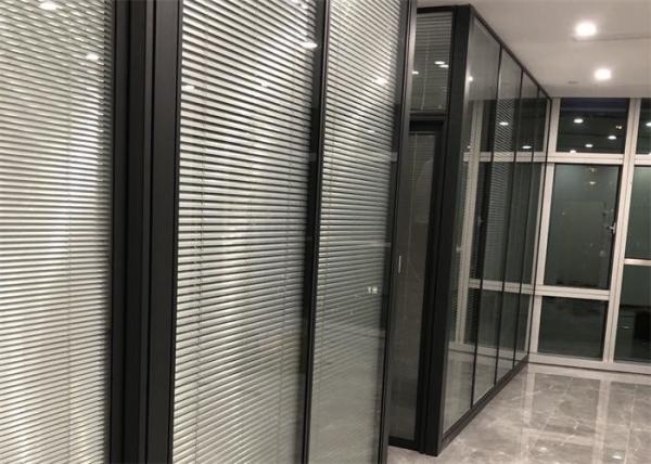 External Classic Office Glass Partition Walls Demountable Glass Partitions