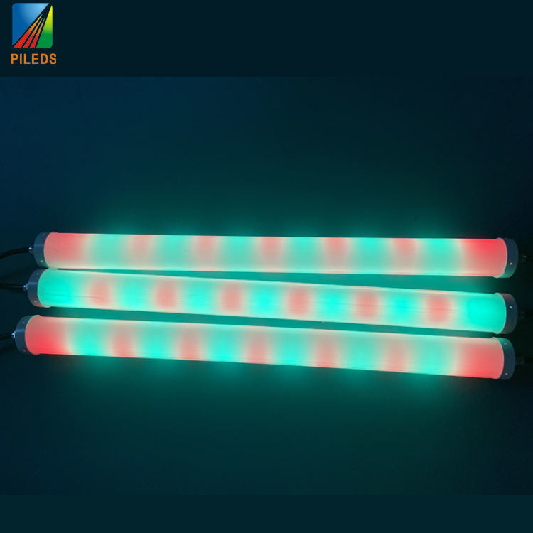 168 светодиодов/М светодиодная пиксельная труба 1 метр DC24V 5050RGB Для декорации клуба