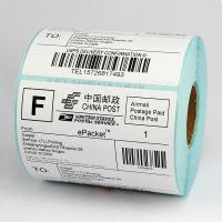 Étiquette thermique en papier vitreux résistant à l'huile, rouleau de papier pour étiquette thermique/étiquette autoadhésive directe OEM accepté