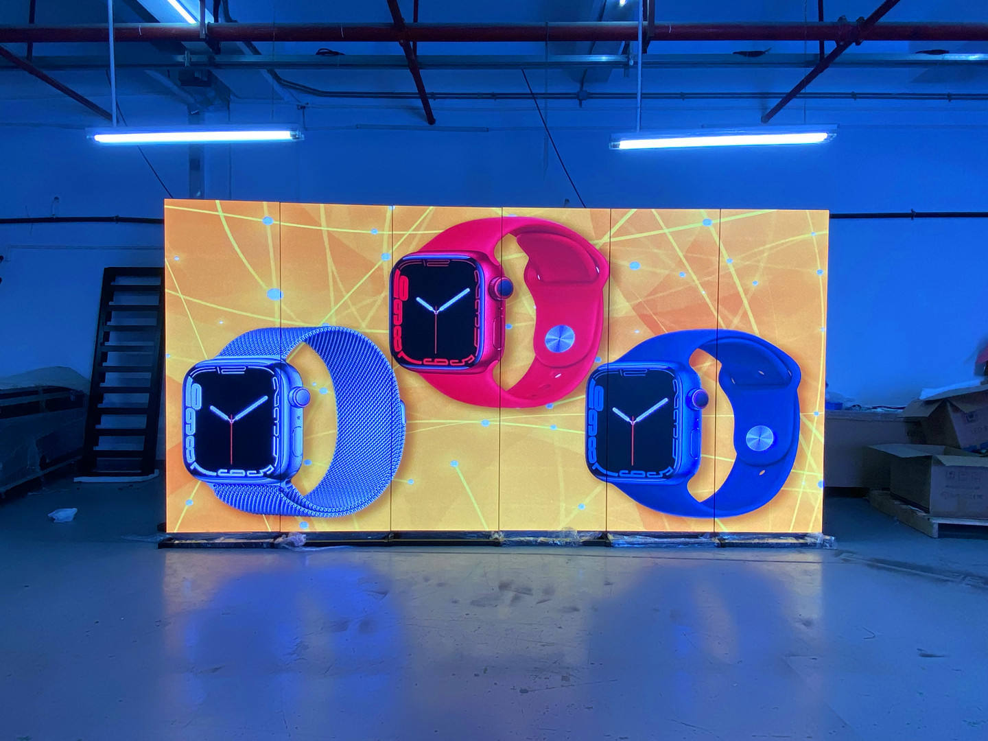 New LED poster display/ultra light poster LED screen
