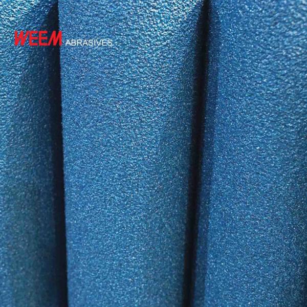 100% Polyester Backing Zirconia Sanding Belts For Wood / Particle Board / MDF