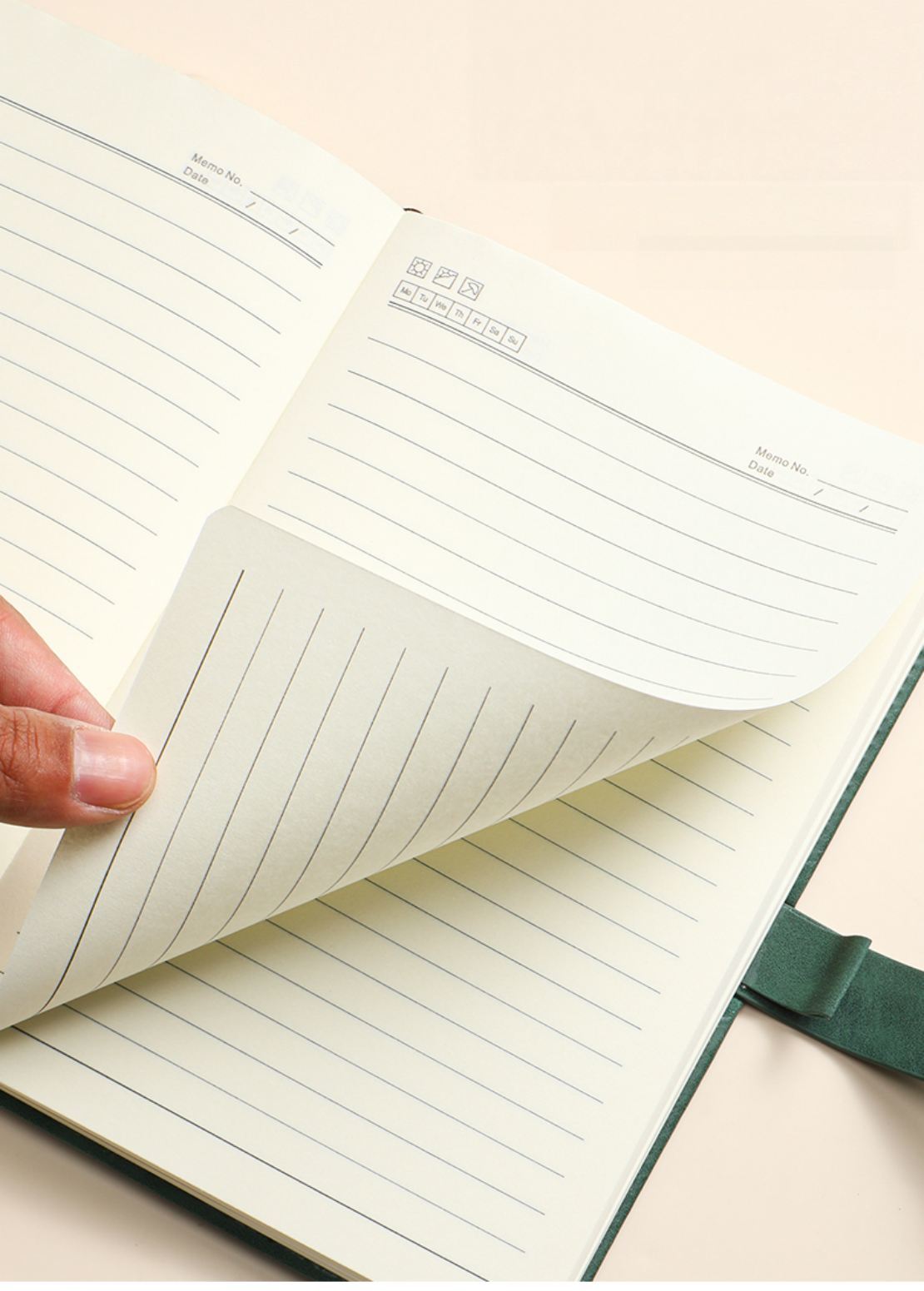 Customizable A5 PU Leather Business Notebook Gift Set, Ideal For Corporate Gifts & Office Planning