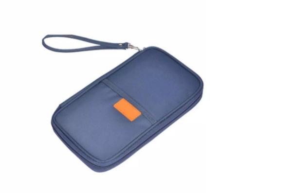 420D Nylon Travel Wallet Passport Holder Document Organizer Custom Acceptable