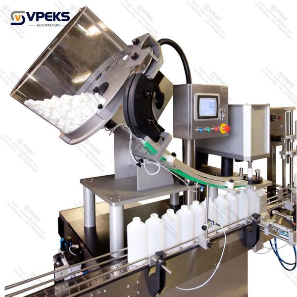 30-40 Bottles/Min Bottle Capping Machine Theli Packing Machine With 2-12 Filling Nozzles