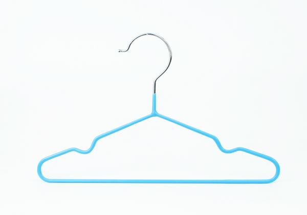No Trace 9.75x6.0x0.09 Kids Chrome Wire Hangers