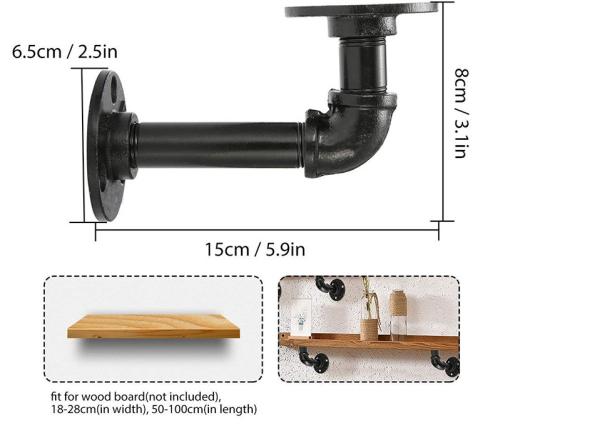 Home Decoration Threaded Pipe Fittings / 1 Inch Casting Black Plumbing Pipe