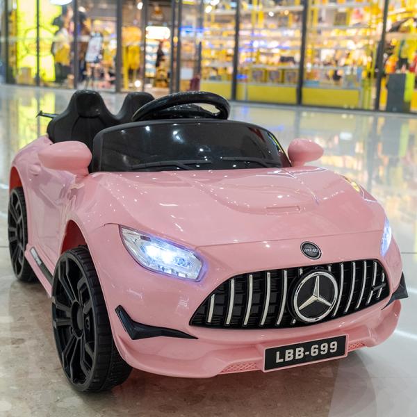 Plastic 2023 Ride On Car Electric Toy For Kids with Cool Lighting and Double Doors