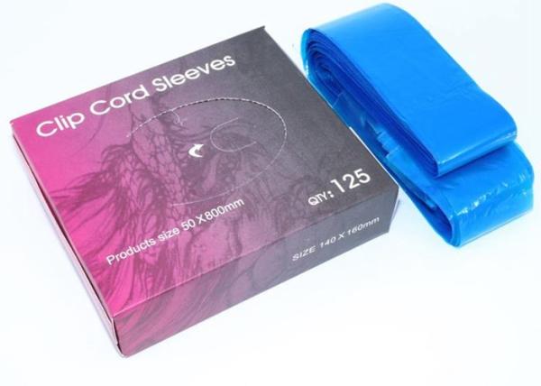 EO GAS Tattoo Accessories Handpiece Protector Plastic Blue Clip Cord Sleeves