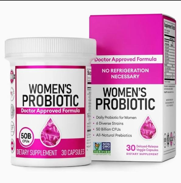 Urinary And Gut Health Prebiotic Pills Women Organic Cranberry Supplement