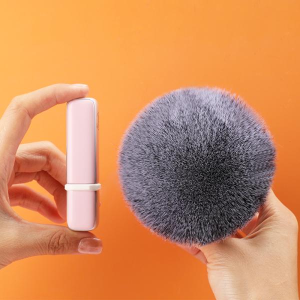 ISO9001 Purple 7 Piece Makeup Brush Set Synthetic Makeup Brushes Anti Bac