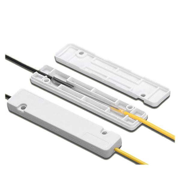 YINGDA 1In 2 Out 2Cores Fiber Optic Protection Box Black ABS Material For Mechanical Splicer