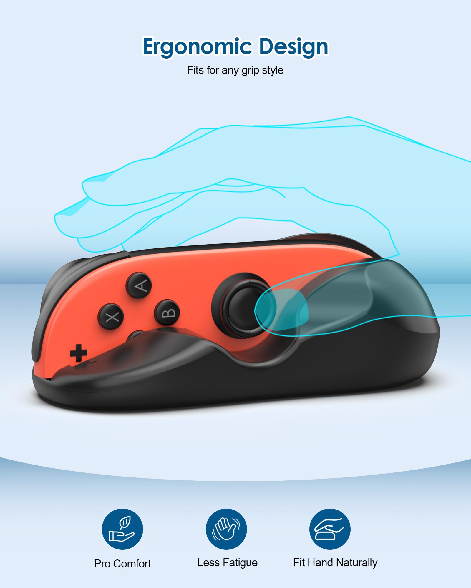 Gaming Controller Mouse for Joy-Con 2 Hand Grips, Mini Portable Mice for Drag x Drive Game Accessories for Switch 2