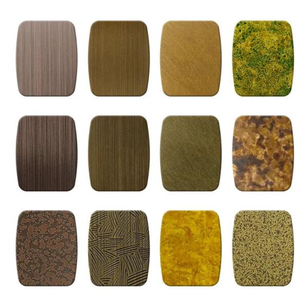 финиша сибирки листа нержавеющей стали ширины 30mm патина декоративного античного медная современного проекта украшения