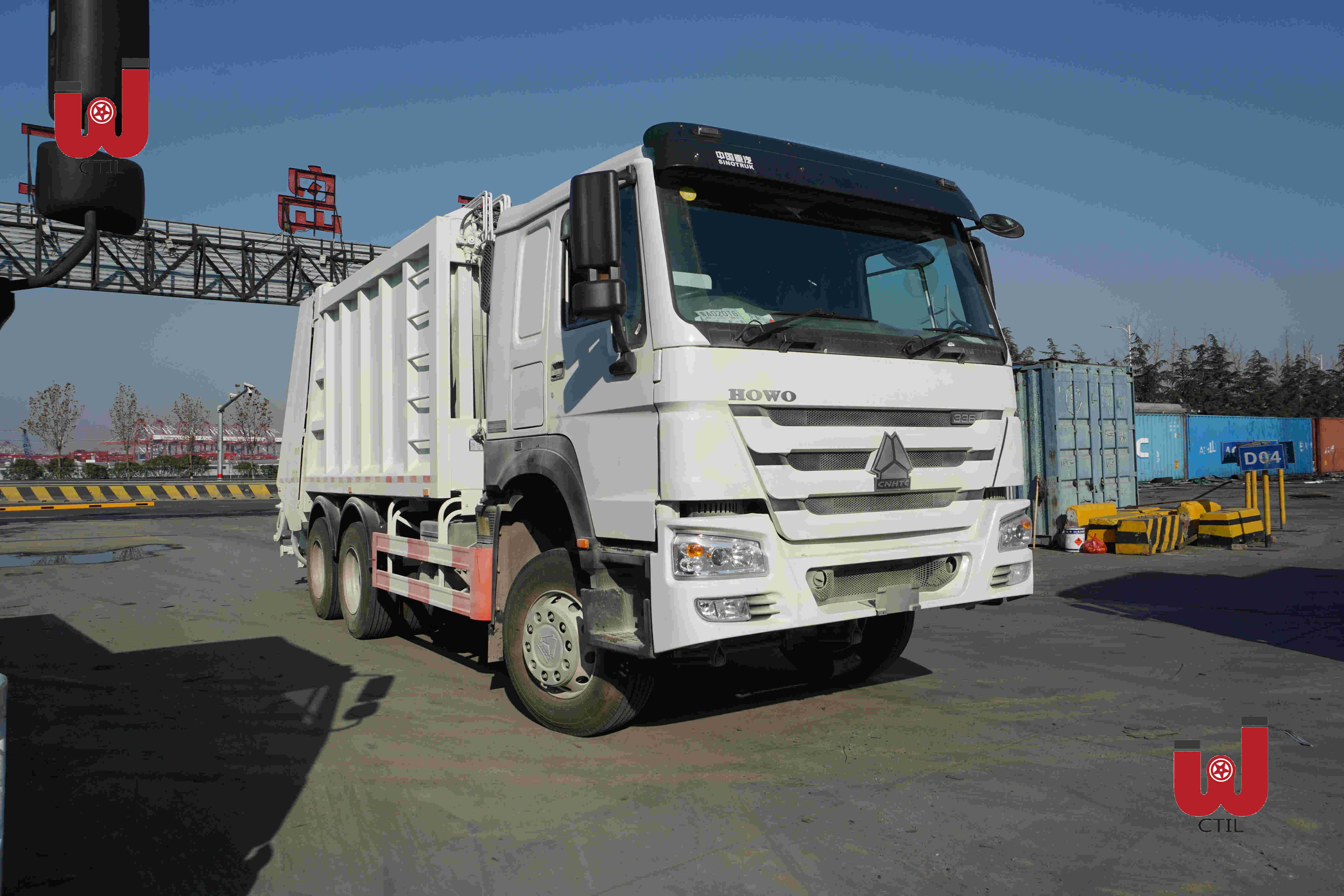 Евро 2 собрания 6x4 мусоровоза Compactor 16CBM