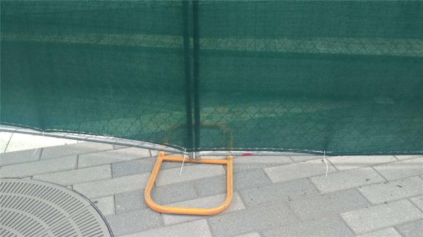 chain link temporary construction fence panels 6FT X 10F Mesh 2 3/8  x 2 3/8 ( 60mm x 60mm ) x 12 gauge wire