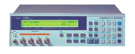 Keysight 4338B Milliohmmeter with 1 KHz AC Measurement 10u Ohm Resolution and 34 ms High-Speed Measurement